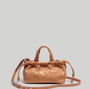 NWT Madewell Tan Leather crossbody Bag w removable strap